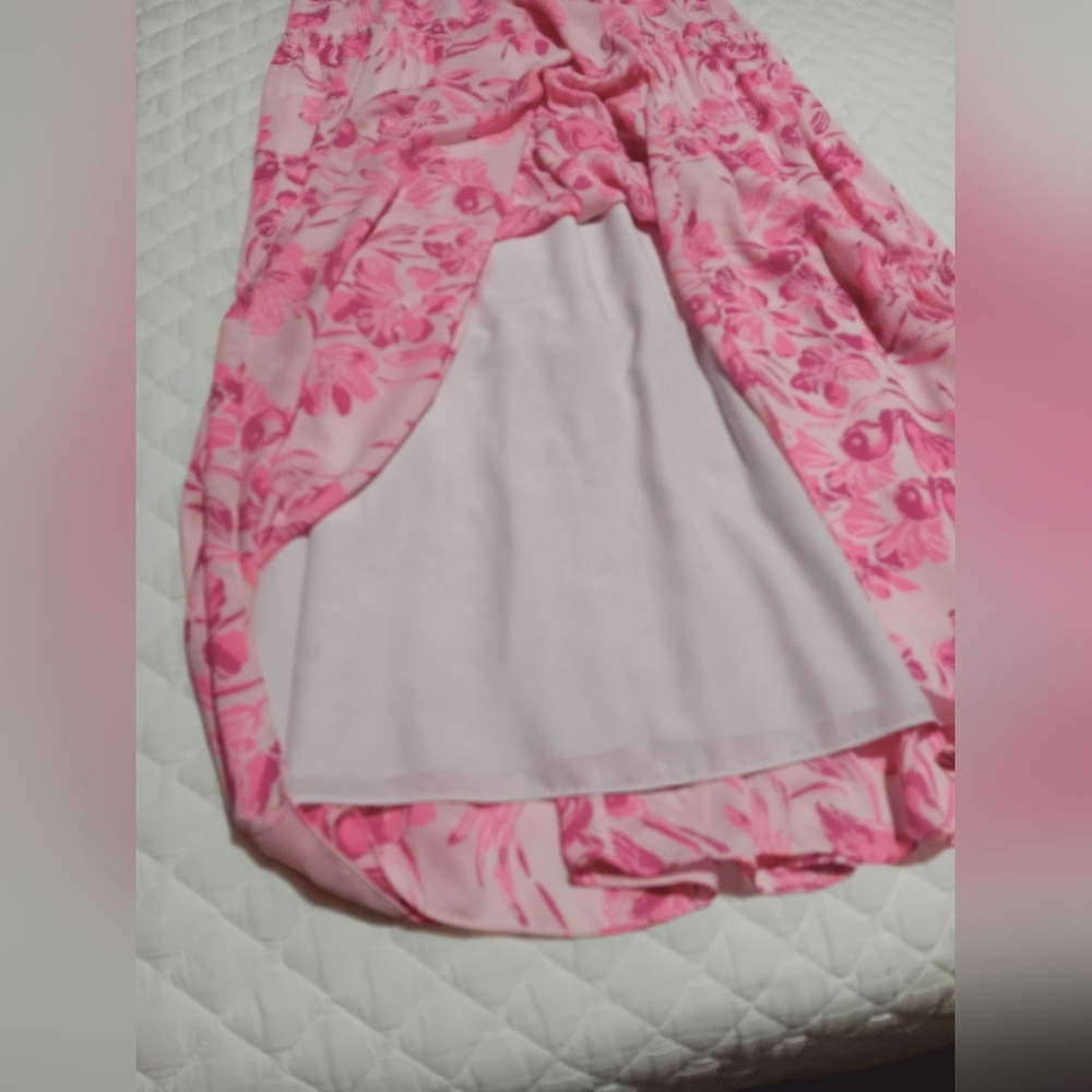 EUC Lilly Pulitzer Melody Maxi Dress PINK Size 4 - Picture 13 of 15